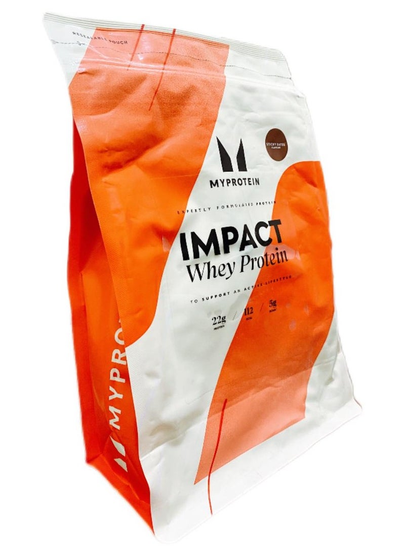 Myprotein Myprotein Impact Whey Protein Sticky Dates Flavor 1kg  - Image 4