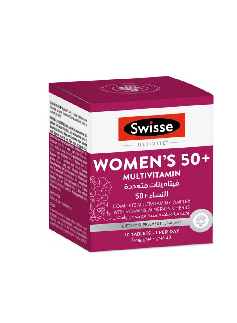 Swisse Women'S 50+ Multivitamin 30 Tablets