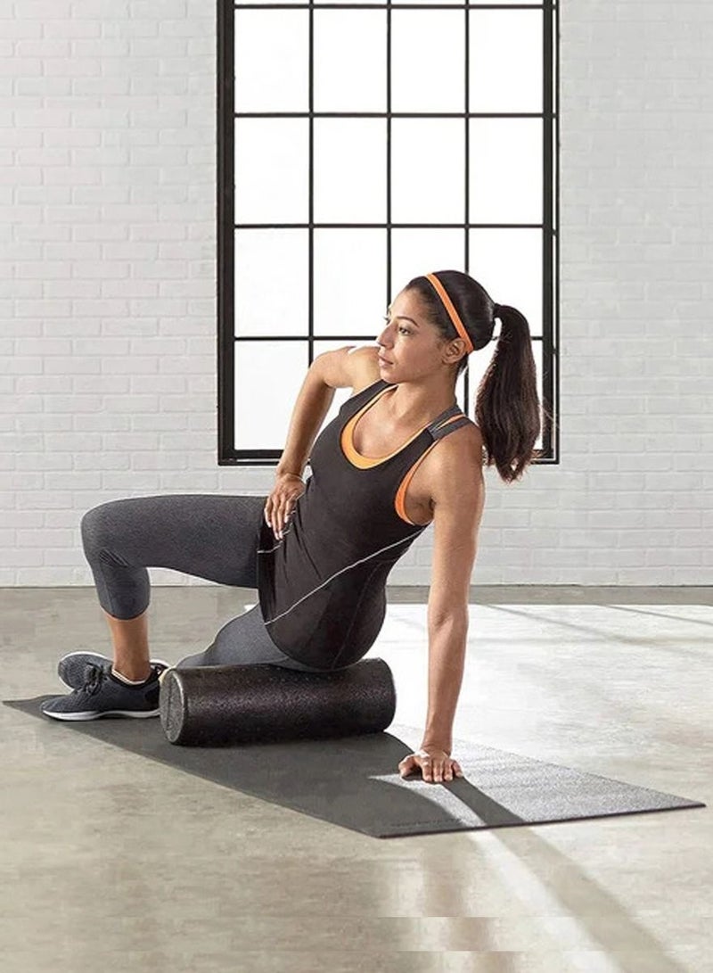Sports High Density Yoga Foam Roller Set of 2 Pcs for Back, Legs, Exercise, Massage, Muscle Recovery, for Pain Relief Great for Fitness Enthusiasts of all Levels 60 and 30 cm Perfect for Developing Stamina - Image 4
