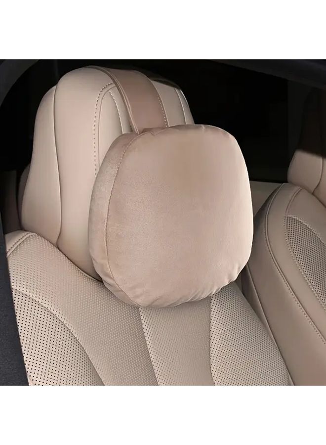Dark Gray Suede Headrest for P7 TPU Enhanced Scratch Resistant UV Protected Adjustable Height - Image 4