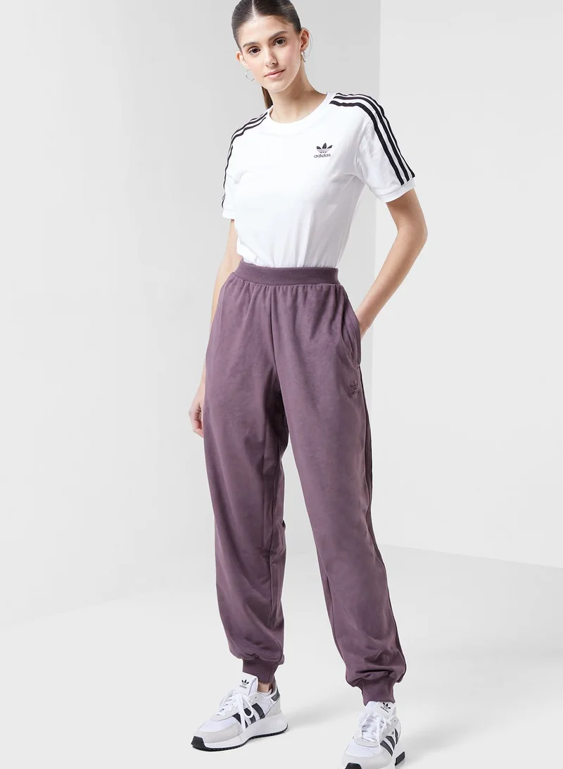 adidas Originals Trefoil Suede Cuff Sweatpants
