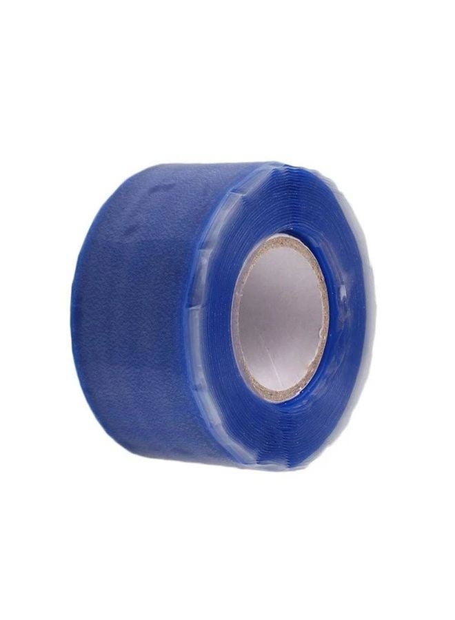 Heavy Duty Waterproof Silicone Tape Blue Self Fusing Leak Seal For Pipes Ducts - Image 1