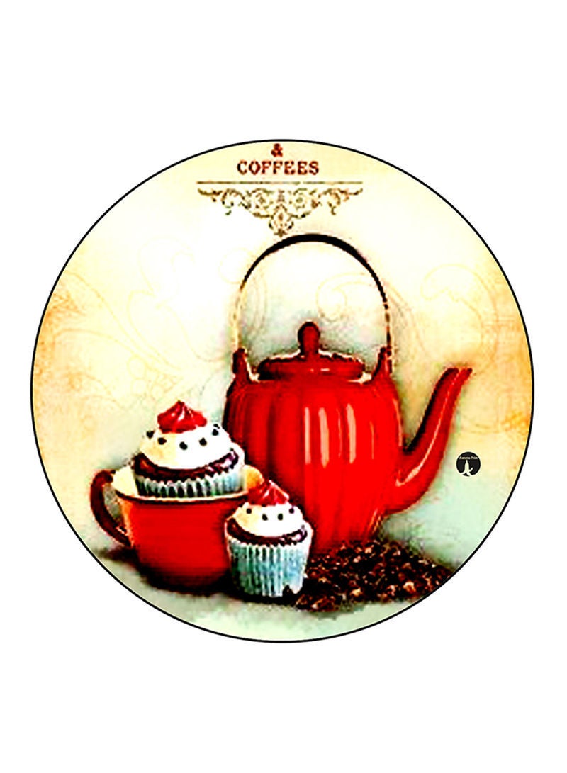 Food Printed Mouse Pad  Multicolour