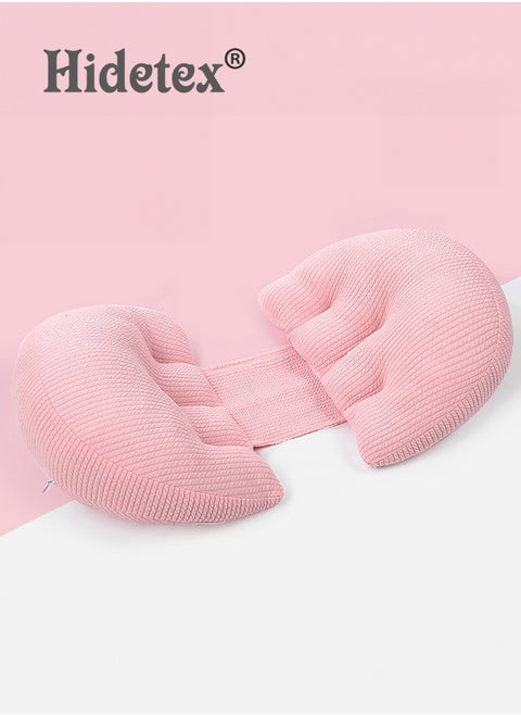 Pregnancy Pillow Sleeping and Baby Pillow, Maternity Pillow Providing Abdominal and Back Support, Nursing Pillow and Neck Pillow for Newborns, Breastfeeding Body Pillow for Pregnant Women