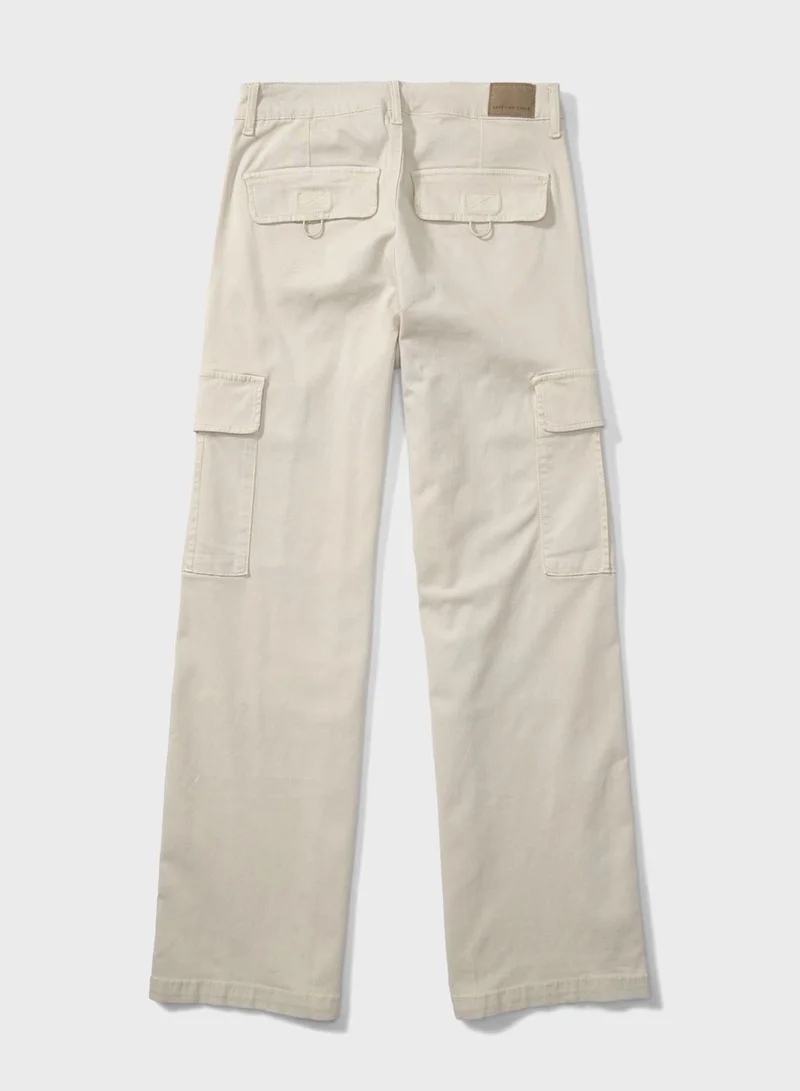 American Eagle  Wide Leg Pocket Detail Pants for Women | Best Price UAE