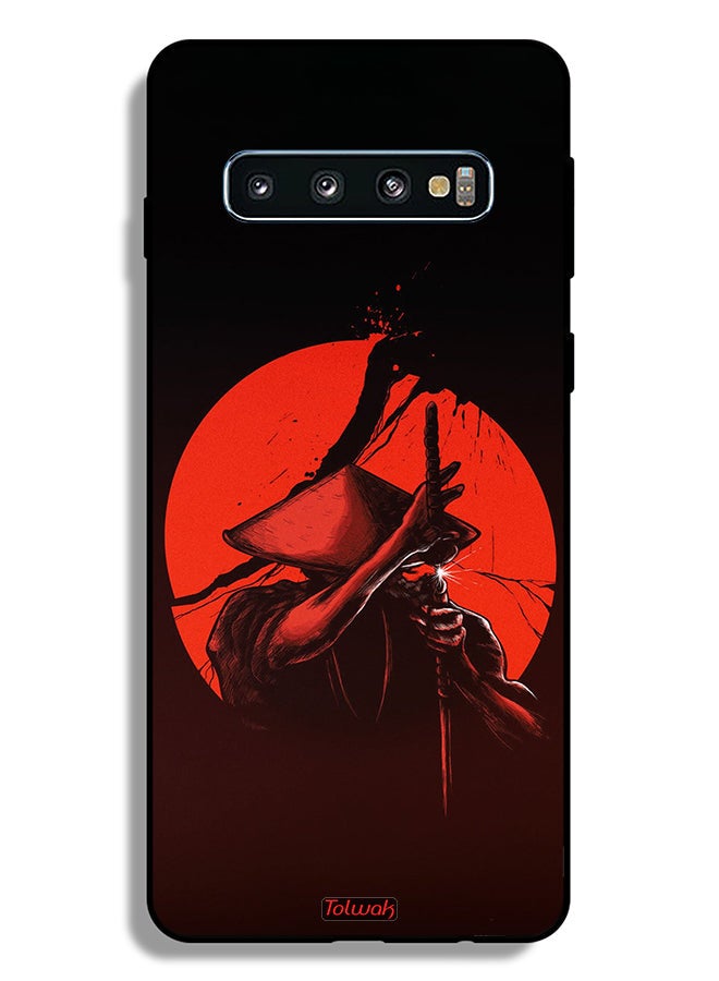 Tolwak Samsung Galaxy S10 Plus Protective Case Cover Sword Warrior - Image 2