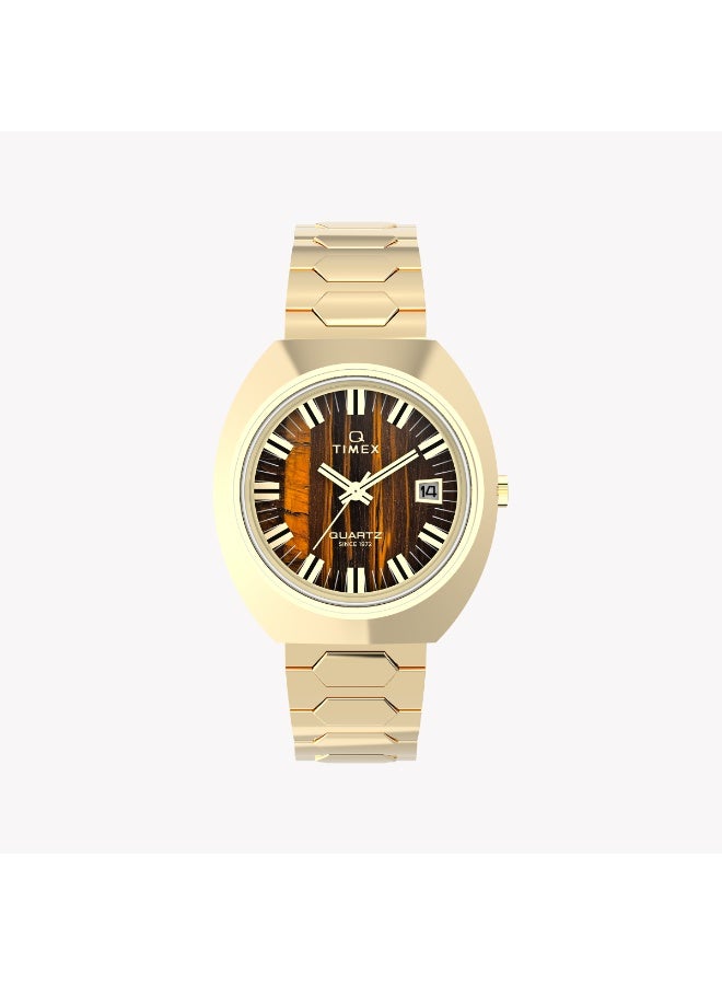 تيميكس ساعة تايماكس 1972 تايم ماشين إصدار مُعاد، بميناء بني | موديل TW2Y45200 - Image 1