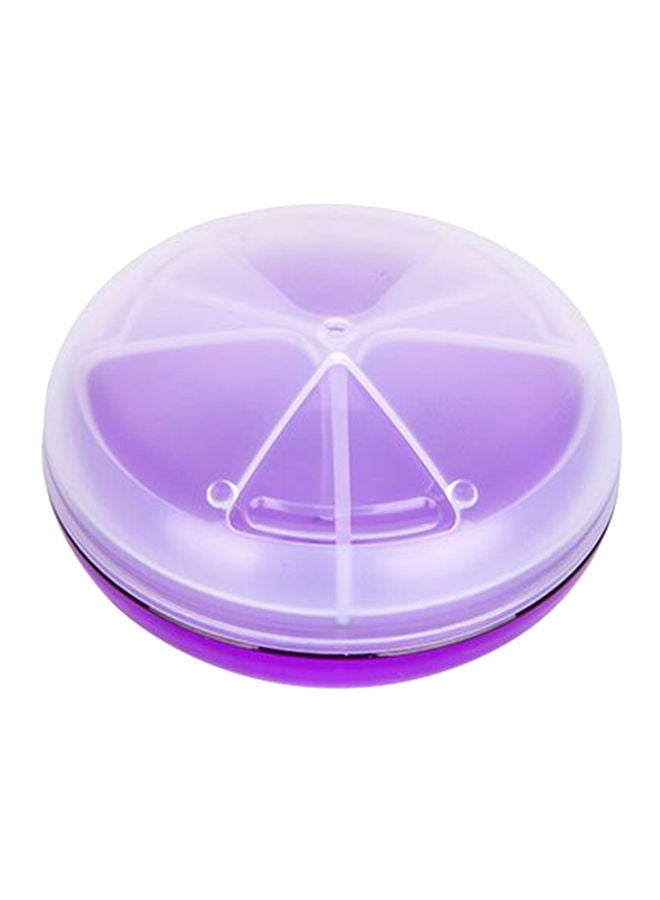 NIBEMINENT Mini Pill Plastic Storage Box Purple Medium