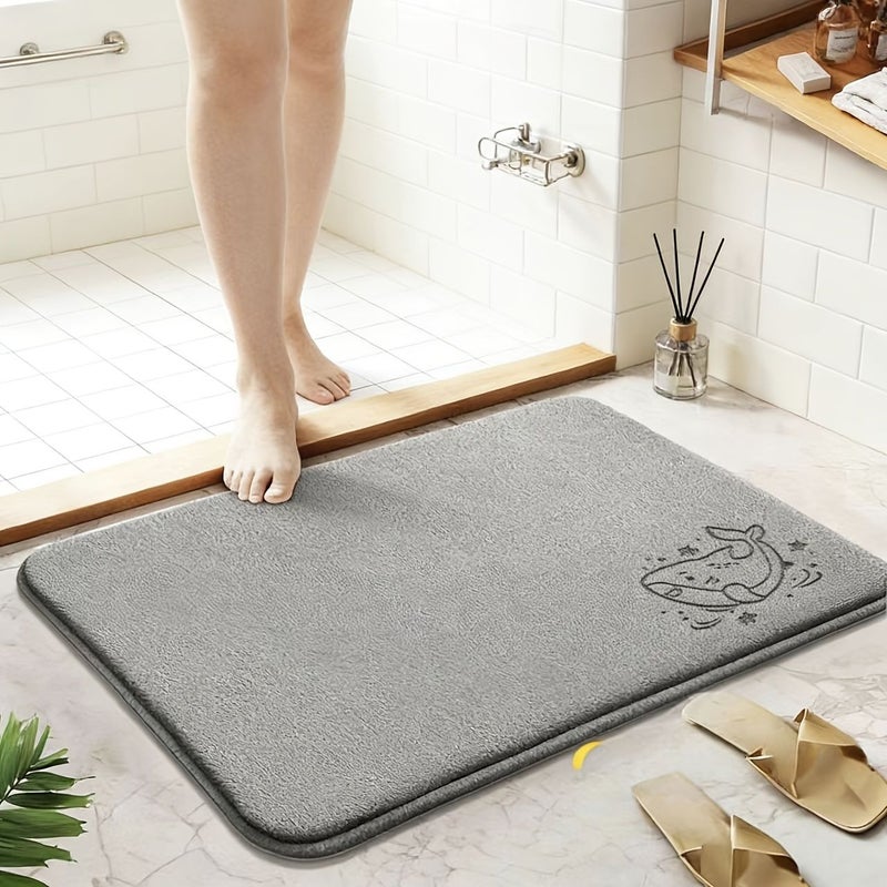Thick Quick Drying Anti Slip Water Absorbing Bathroom Mat Carpet 1.97 Feet By 1.31 Feet - Image 3