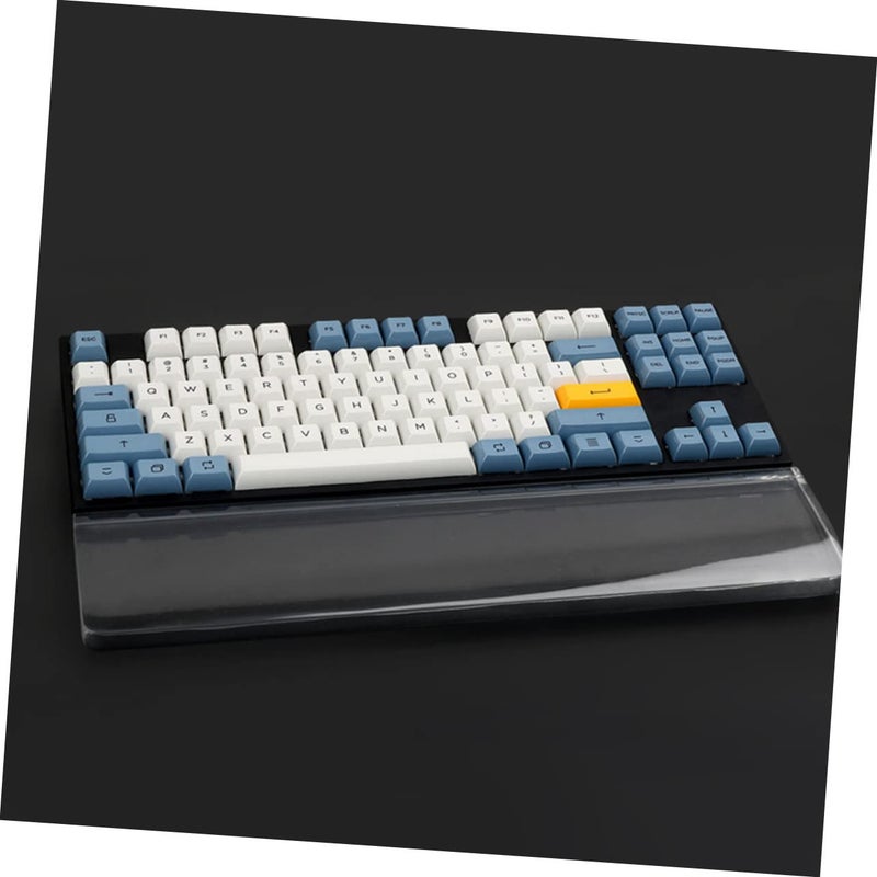 Black Pearl Resin Ergonomic Wrist Support Cushion For Keyboard Comfort Typing Office Home - Image 3