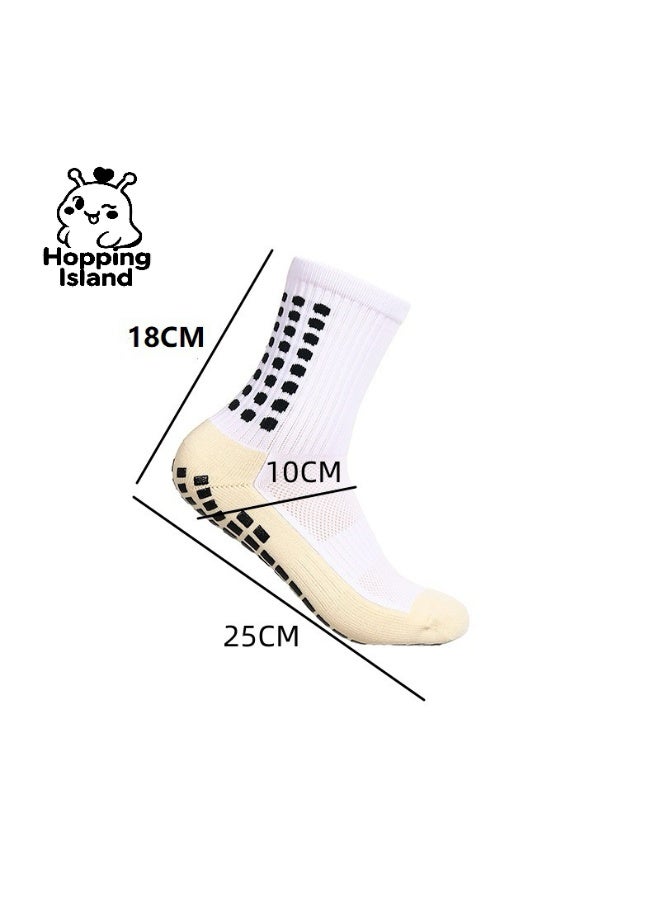 Hopping Island HI Socks 3Pair Men's Soccer Football Short Grip Black Comfortable Elastic Breathable - Image 5