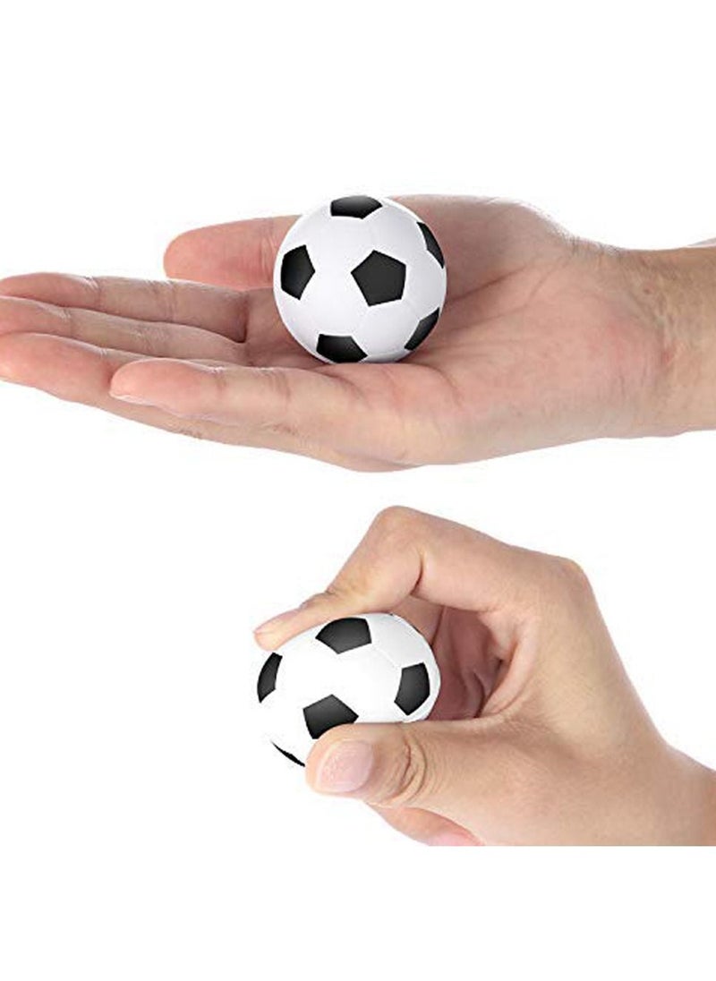 Y&D - Squeezable Stress Soccers, 12 Pcs Excellent Anti-Stress Balls for Tension Relief, Relaxation Gadgets, Fidget Toys, Party Favors, Ball Games - Image 1