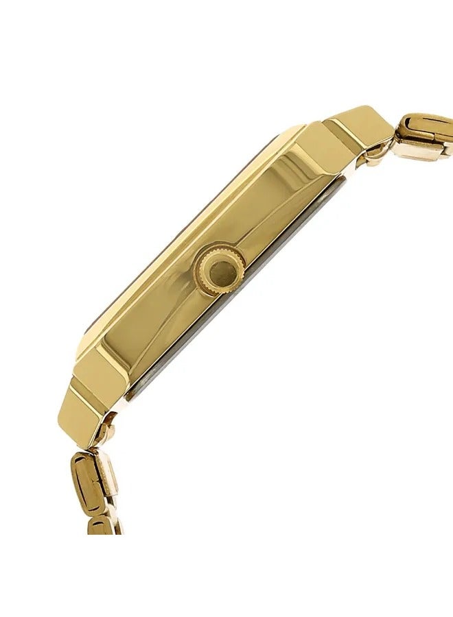 TITAN ساعة يد رجالية تناظرية على شكل مستطيل مصنوعة من الفولاذ المقاوم للصدأ - 1581YM05 - 41.4 مم - Image 3