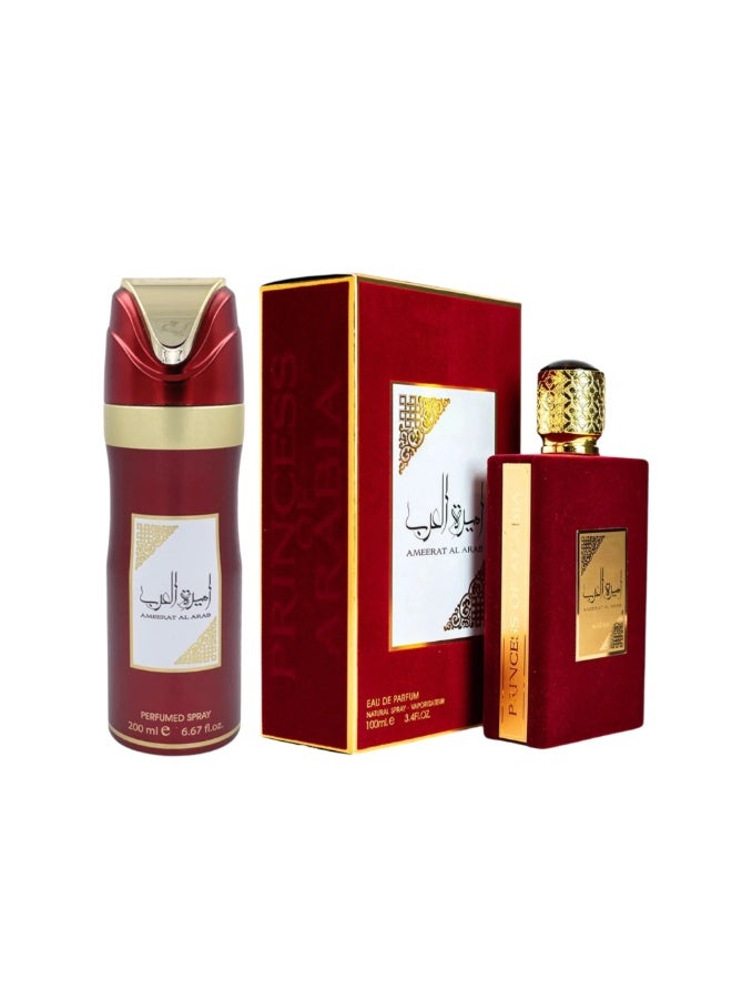 Ameerat Al Arab Edp 100ml + Deo 200ml Set