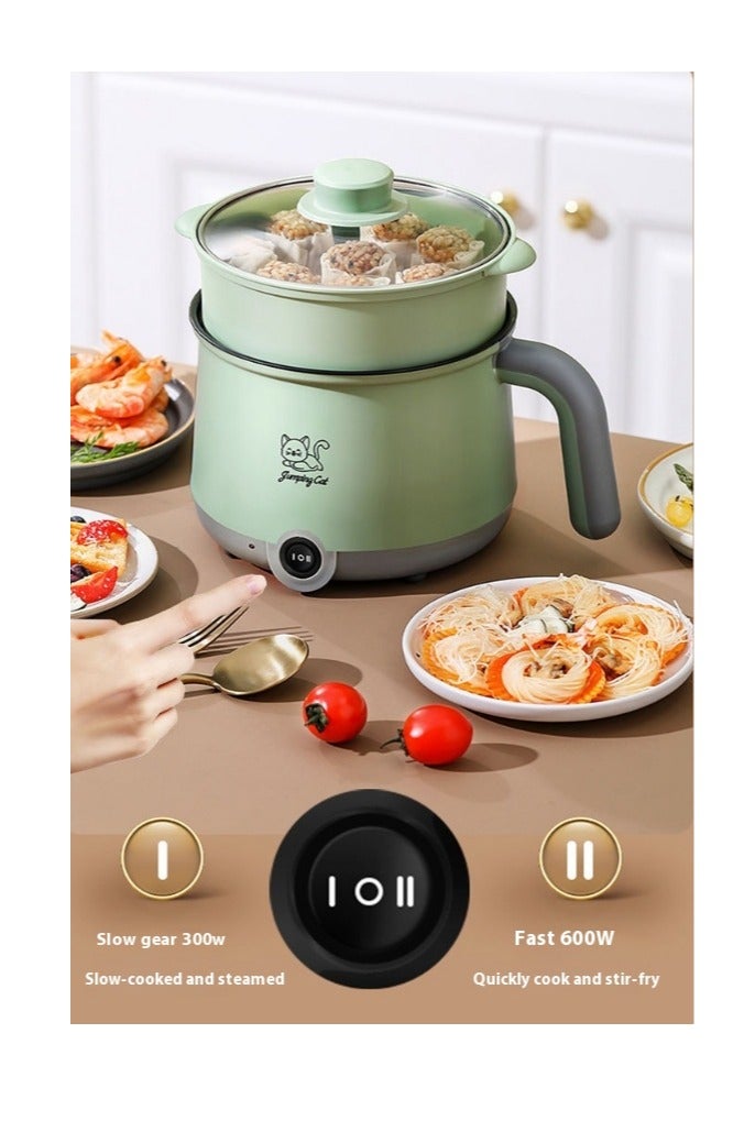 Arabest Electric Pot Dormitory Student Home Noodle Non stick Pot Multi functional Home Electric Hot Pot Small Mini Single Person Small Electric Pot - Image 4