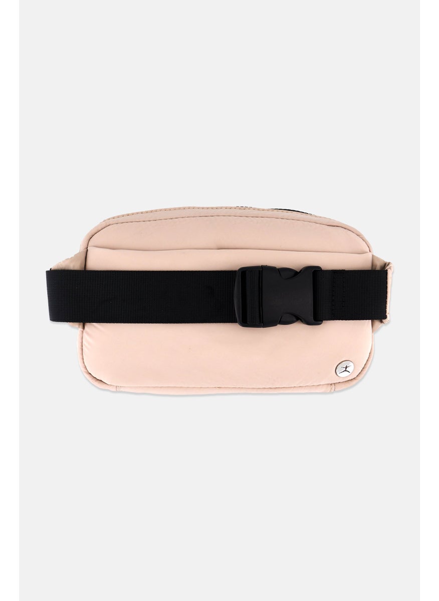 Danskin Women Brand Logo Fanny Pack 23 L x 15 H x 5 W cm, Beige  - Image 2