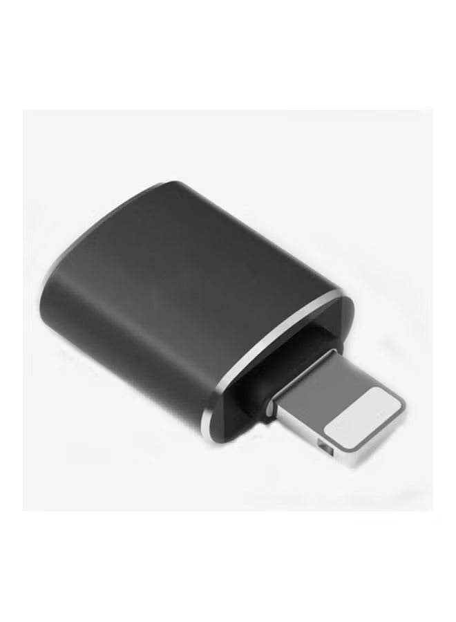 Lightning Male to USB 3.0 Female Adapter Cable for iPhone 14 13 12 11 Xr X XS 8 7 Plus Max for iPad Air Pro Mini (Black) - Image 4