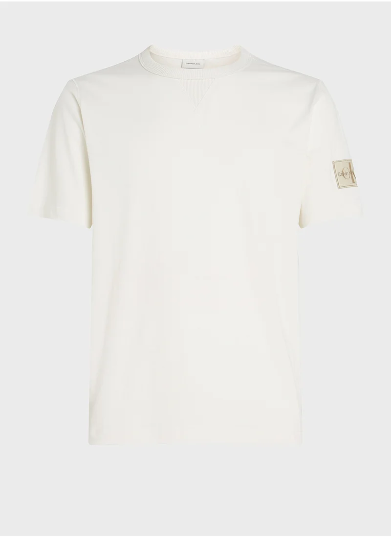 Calvin Klein Jeans Logo Print Crew Neck T-Shirt