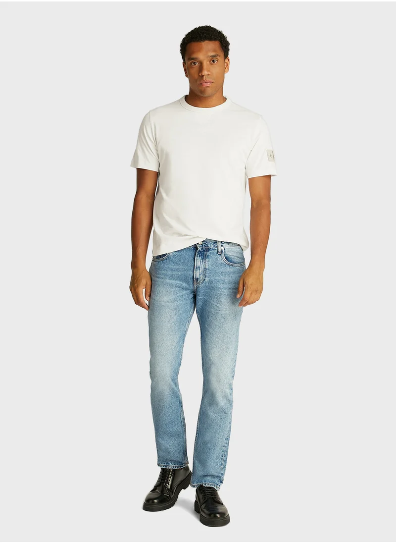 Calvin Klein Jeans Logo Print Crew Neck T-Shirt