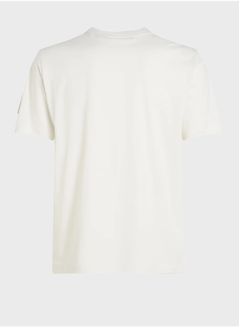 Calvin Klein Jeans Logo Print Crew Neck T-Shirt