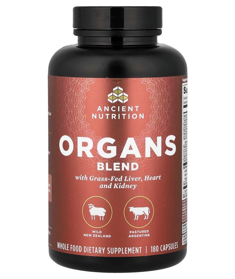 Ancient Nutrition Organs Blend 180 Capsules