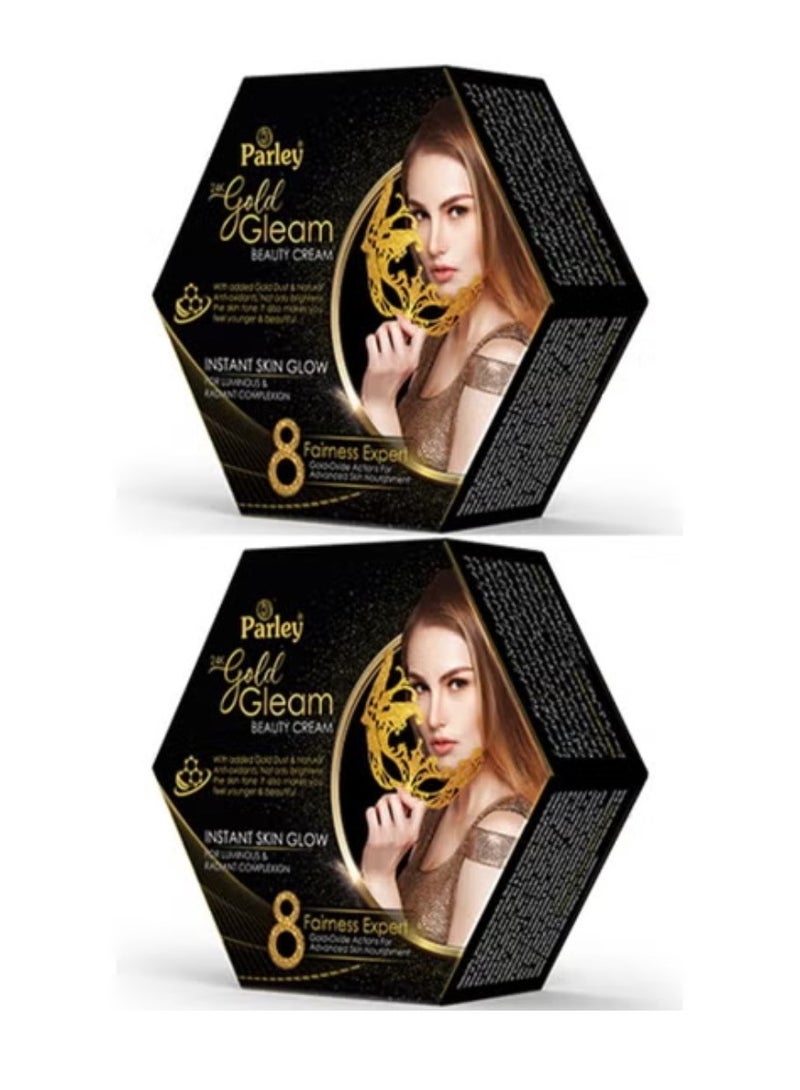 Two Pieces Of 24k Gold Gleam Beauty Cream