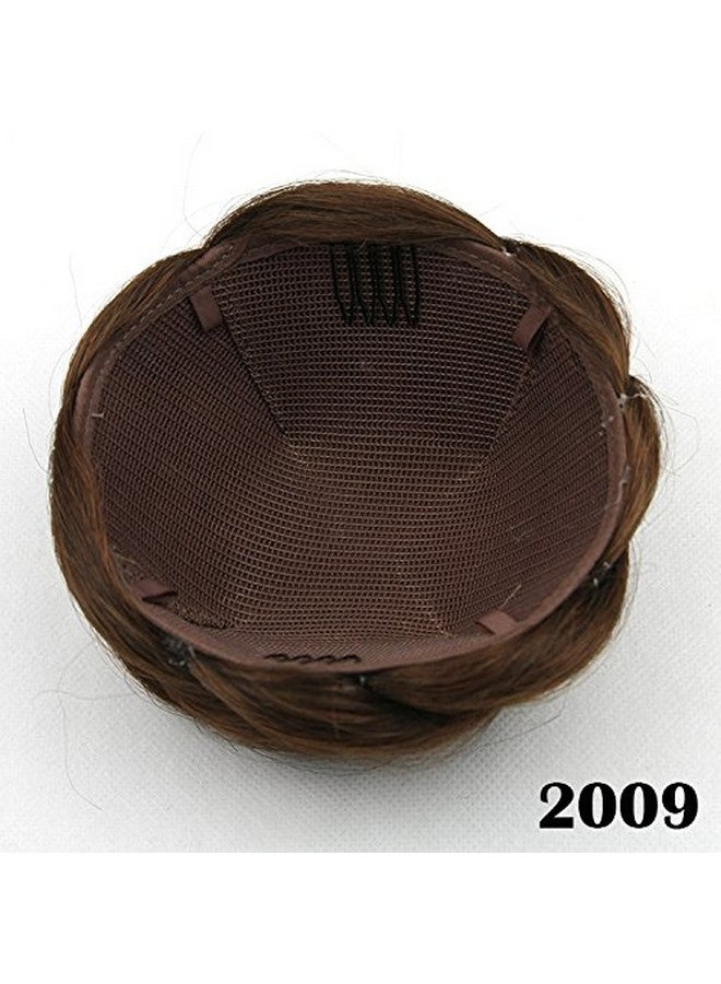 Funyn كعكة شعر صناعية من يوني، دونات مضفرة، إكسسوارات شعر كبيرة الحجم للنساء - Image 3