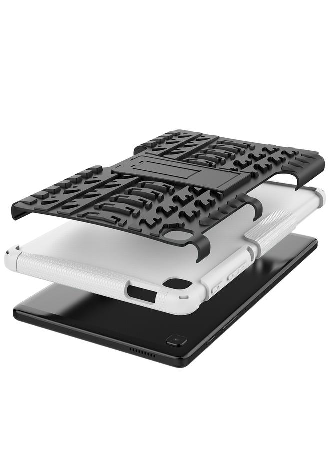 erorex Case For Samsung Galaxy Tab A7 Lite Tire Texture Shockproof TPU+PC Protective Case with Holder - Image 4