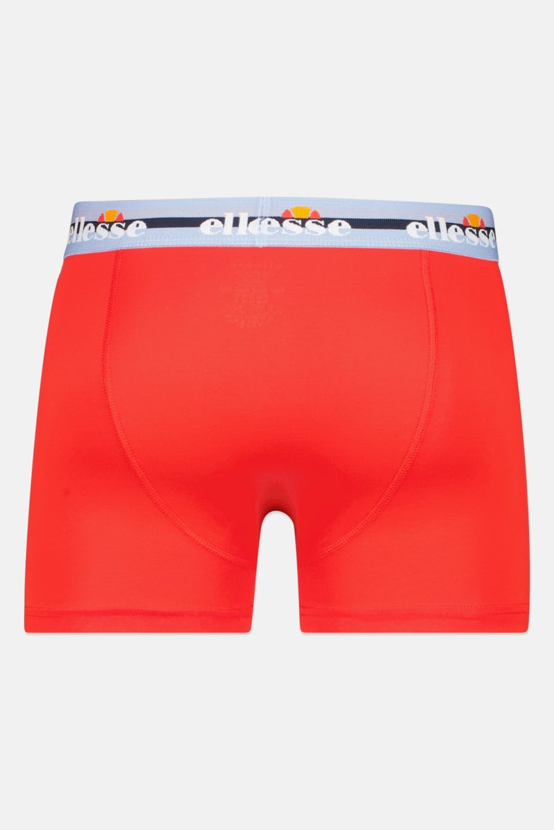 Ellesse Men 3 Pieces Brand Logo Boxers, Multicolor - Image 2