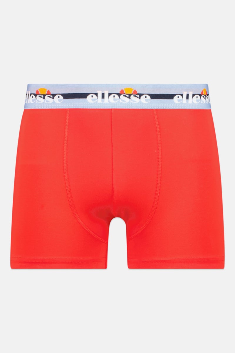 Ellesse Men 3 Pieces Brand Logo Boxers, Multicolor - Image 5
