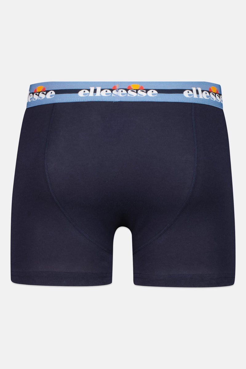 Ellesse Men 3 Pieces Brand Logo Boxers, Multicolor - Image 3