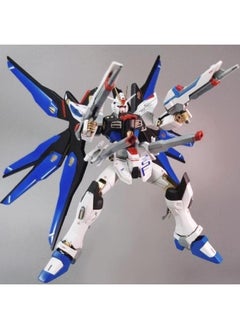 Gundam Model MG Attacks Free Light Wings Blue And Red Heretical Unicorn Destiny Big Class Assembled Mecha Hand-made Toy-Color:Strike Freedom 2.0 [gun Shield Cannon] Mecha - Free Stand - Single Model + 3-piece Tools Set
