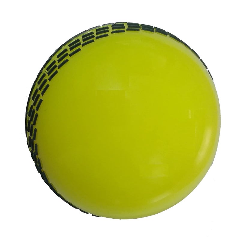 TIMA Synthetic Cricket Ball Poly Hard Cricket Balls - Indoor & Outdoor Training Cricket Ball for Coaching Practice (Yellow Pack of 1) - Image 5