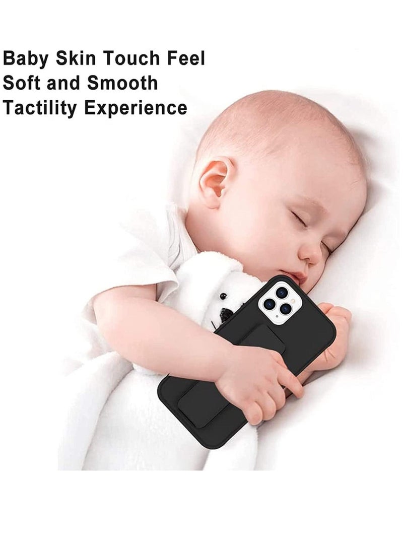 Raxoom Case for iPhone 15 Pro Max, Back Stand Case with Magnetic Holder, Magnetic Hand Grip Anti-fall Anti Scratch Shockproof Cover Case for iPhone 15 Pro Max (15 Pro Max, Gray) - Image 2