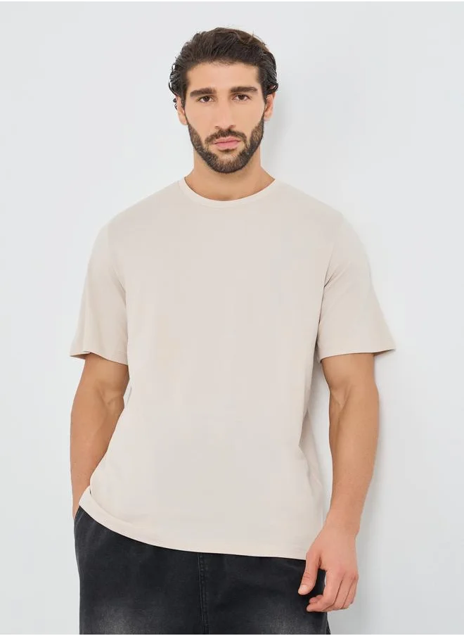 PRODUKT Produkt Solid Crew Neck Regular Fit T-Shirt
