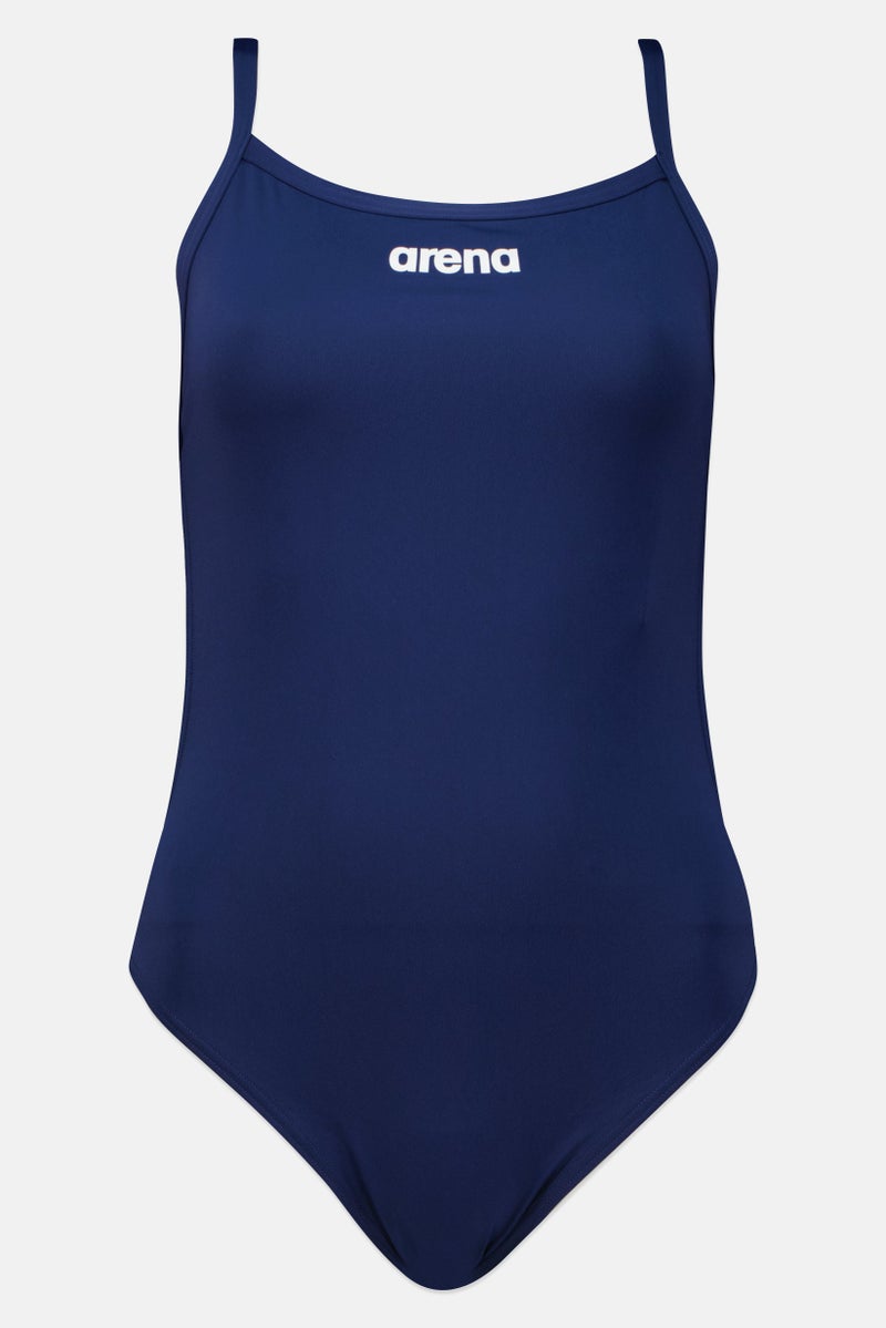 arena Women Brand Logo Training One Piece, Navy - Image 2