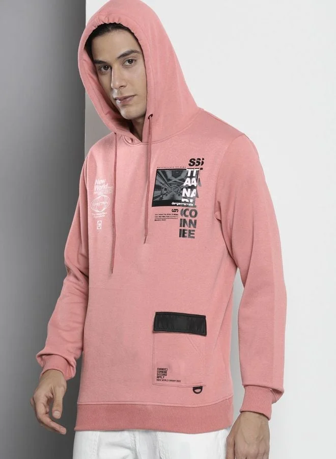 The Indian Garage Co Men Regular Fit Printed Round Neck Full Sleeves Sweatshirt
