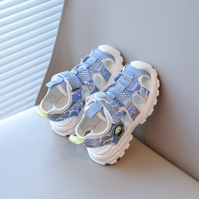 Children'S Sandals 2025 Closed-Toe Toddler Shoes Baby Cartoon Soft Sole Non-Slip Boys And Girls Shoes - Image 3