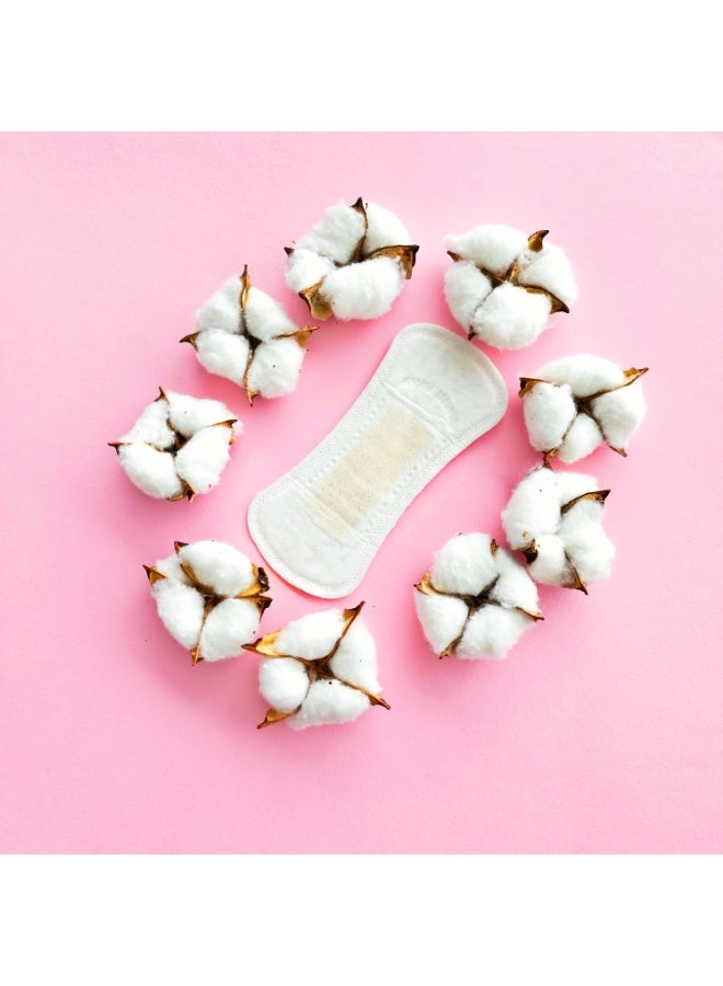 Gentle Day 100% Organic Cotton Panty Liners with FAR-IR Anion Strip - 15 pcs, 155 mm, Hypoallergenic, Chlorine-Free, Vegan - Image 3