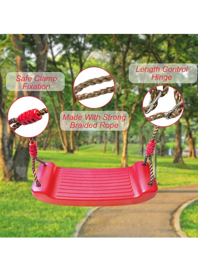 كراسي دوارة للأطفال، كراسي دوارة خارجية، من الشجرة الدافعة، مناسبة للملعب والفناء الخلفي، بحمولة تصل إلى 220 رطل / 100 كجم، مناسبة للأطفال من عمر 3-10 سنوات. - Image 2