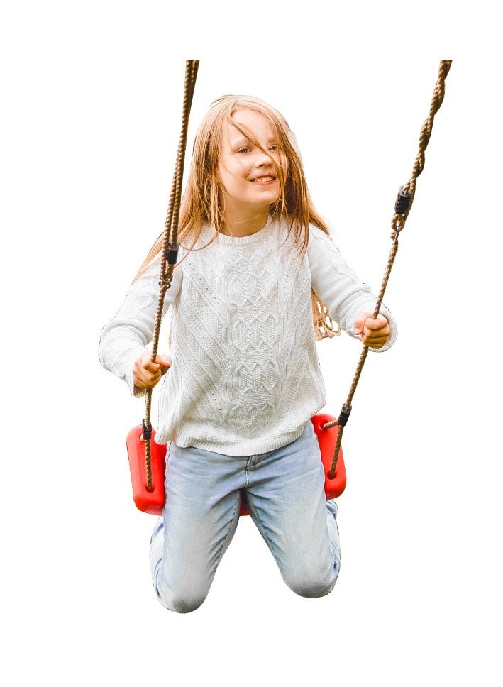 كراسي دوارة للأطفال، كراسي دوارة خارجية، من الشجرة الدافعة، مناسبة للملعب والفناء الخلفي، بحمولة تصل إلى 220 رطل / 100 كجم، مناسبة للأطفال من عمر 3-10 سنوات. - Image 1