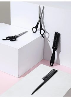 General 4-Piece Hair Cutting Accessories Set Black/Silver  - Image 2