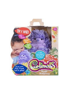 GOLDEN BEAR Curlimals Interactive Plush Soft Toy for Kids - Higgle the Hedgehog  - Image 1