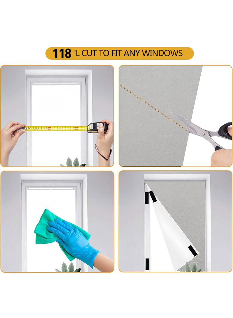 1.45*1M 420D blackout fabric full blackout curtains Portable travel curtains Cuttable blackout curtains - Image 4