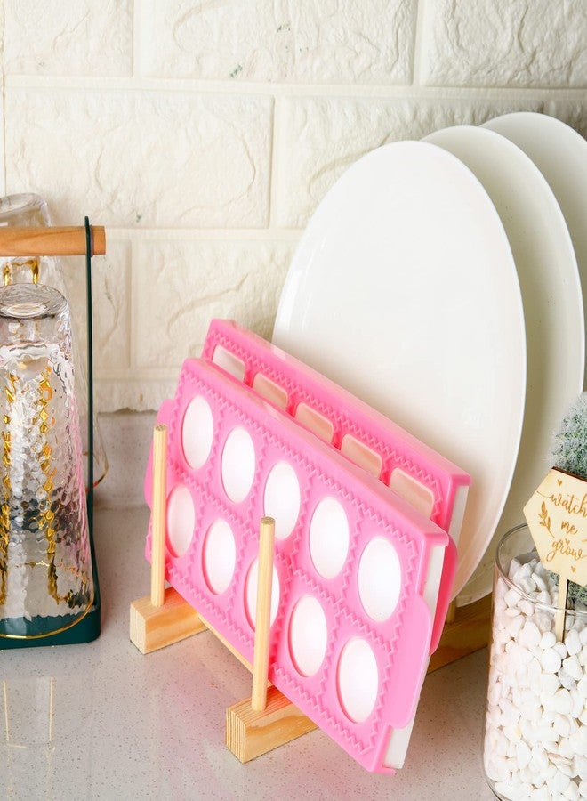 ميمورو مجموعة صانعة رافيولي (قطعتان) - قطاعة رافيولي كبيرة - مكبس رافيولي - قالب رافيولي دائري مع قطاعة - قالب رافيولي مربع - ختم رافيولي للمطبخ المنزلي - Image 4