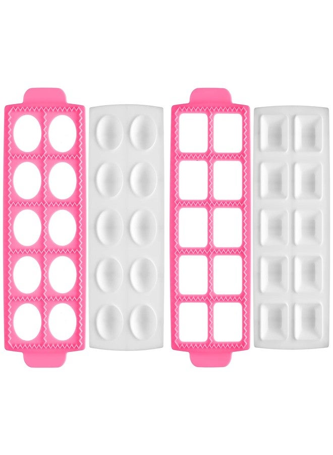 ميمورو مجموعة صانعة رافيولي (قطعتان) - قطاعة رافيولي كبيرة - مكبس رافيولي - قالب رافيولي دائري مع قطاعة - قالب رافيولي مربع - ختم رافيولي للمطبخ المنزلي - Image 1