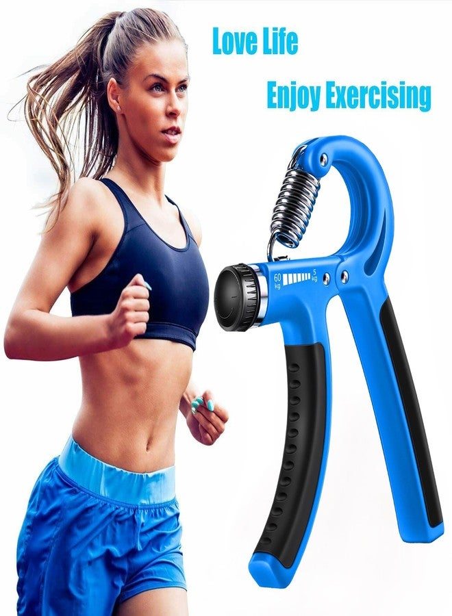 FIT FOCUS Gym Set with Duffle Bag, Hand Grip, Wrist Wraps, Protein Shaker Bottle|New 2025 Gym Combo Pack of 4 for Daily use Essential Products (Blue) - Image 3