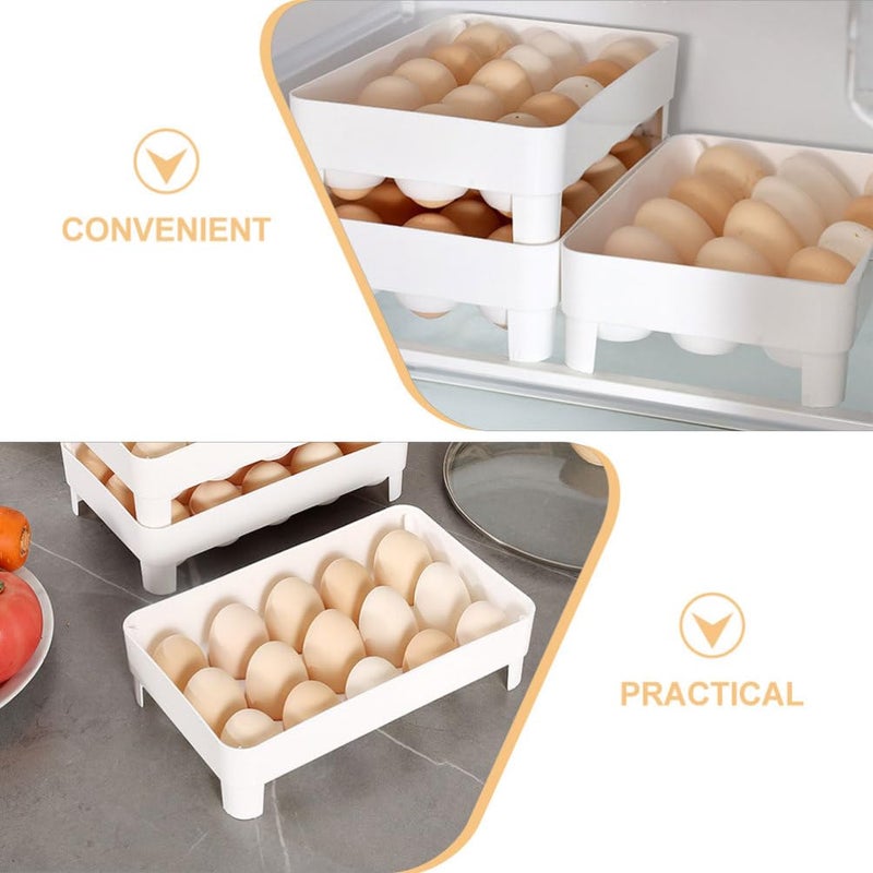 2Pcs Stackable Refrigerator Storage Containers With Lids For Kitchen Organization - Image 5