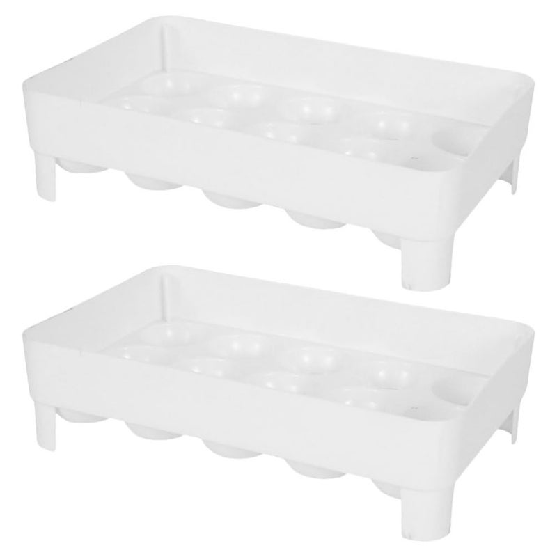 2Pcs Stackable Refrigerator Storage Containers With Lids For Kitchen Organization - Image 2