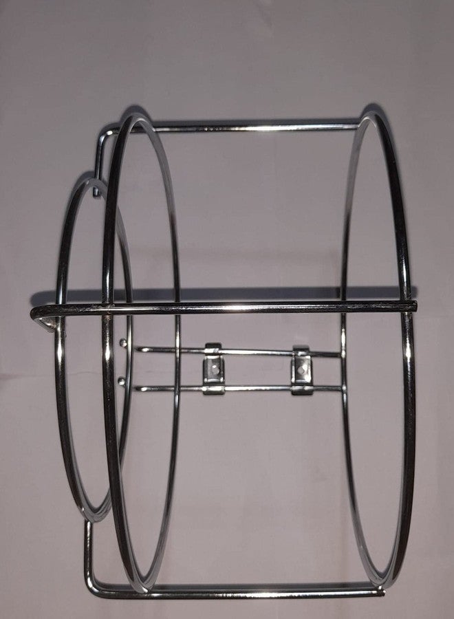 Portible High Grade Stainless Steel Bin Holder/Dust Bin Holder/Modular Kitchen Fixture (Dia 10 Inches) - Image 5